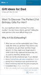 Mobile Screenshot of giftideafordad.wordpress.com