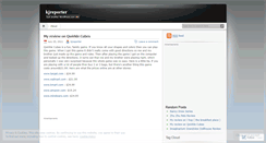 Desktop Screenshot of kjreporter.wordpress.com