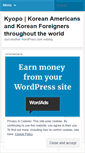 Mobile Screenshot of kyopo.wordpress.com