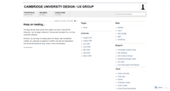 Desktop Screenshot of cudesign.wordpress.com