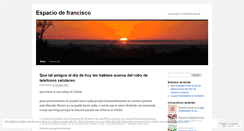 Desktop Screenshot of pakogonzalez.wordpress.com