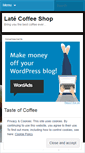 Mobile Screenshot of latecoffeeshop.wordpress.com