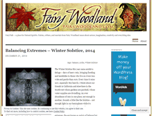 Tablet Screenshot of fairywoodland.wordpress.com
