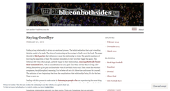 Desktop Screenshot of blueonbothsides.wordpress.com