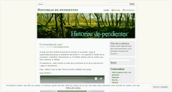 Desktop Screenshot of historiasdependientes.wordpress.com