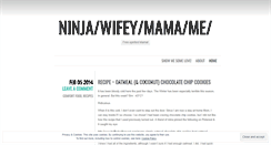 Desktop Screenshot of ninjawifeymamame.wordpress.com