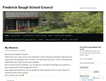 Tablet Screenshot of frederickgoughschoolcouncil.wordpress.com