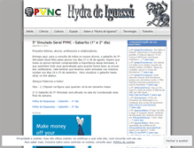 Tablet Screenshot of hydradeiguassu.wordpress.com