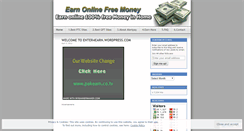 Desktop Screenshot of enter4earn.wordpress.com