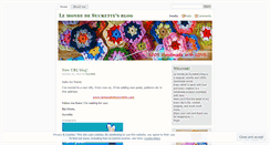 Desktop Screenshot of lemondedesucrette.wordpress.com