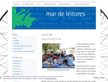 Tablet Screenshot of mardeleitores.wordpress.com