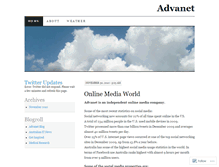 Tablet Screenshot of advanet.wordpress.com