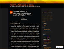 Tablet Screenshot of alhakim050181.wordpress.com