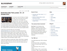 Tablet Screenshot of blogger451.wordpress.com