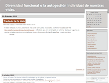 Tablet Screenshot of diversidadfuncional.wordpress.com