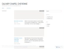 Tablet Screenshot of calvarychapelcheyenne.wordpress.com