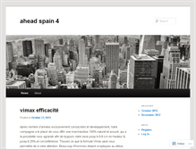 Tablet Screenshot of aheadspain4.wordpress.com