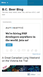 Mobile Screenshot of bcbrews.wordpress.com