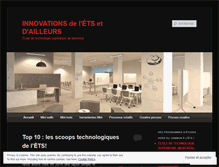 Tablet Screenshot of etsinnovation.wordpress.com