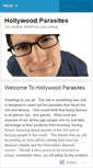 Mobile Screenshot of hollywoodparasites.wordpress.com