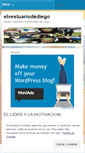 Mobile Screenshot of elvestuariodediego.wordpress.com