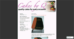 Desktop Screenshot of cakesbyq.wordpress.com