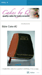 Mobile Screenshot of cakesbyq.wordpress.com