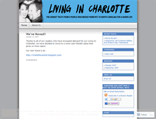 Tablet Screenshot of livingincharlotte.wordpress.com