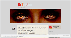 Desktop Screenshot of bobusnr.wordpress.com