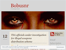 Tablet Screenshot of bobusnr.wordpress.com