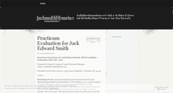 Desktop Screenshot of jacksmithlibrarian.wordpress.com