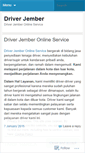Mobile Screenshot of driverjember.wordpress.com