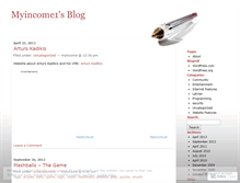 Tablet Screenshot of myincome1.wordpress.com
