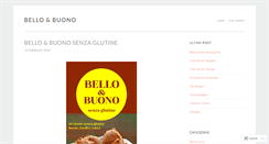 Desktop Screenshot of belloebuono.wordpress.com