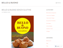 Tablet Screenshot of belloebuono.wordpress.com