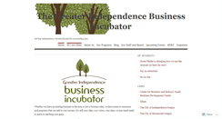 Desktop Screenshot of bizincubator.wordpress.com