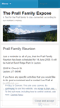 Mobile Screenshot of prallfamily.wordpress.com