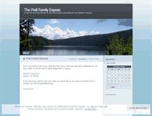 Tablet Screenshot of prallfamily.wordpress.com