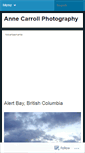 Mobile Screenshot of annecarrollphotography.wordpress.com