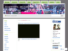 Tablet Screenshot of agusjames007.wordpress.com