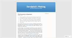 Desktop Screenshot of devdattd.wordpress.com