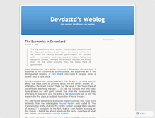 Tablet Screenshot of devdattd.wordpress.com