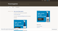 Desktop Screenshot of freearmygames.wordpress.com