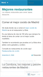 Mobile Screenshot of mejoresrestaurantes.wordpress.com