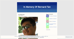 Desktop Screenshot of friendsofbernard.wordpress.com