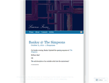 Tablet Screenshot of laurenfresco.wordpress.com