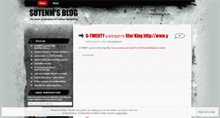Desktop Screenshot of mysutenm.wordpress.com