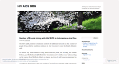 Desktop Screenshot of hivaidsorg.wordpress.com