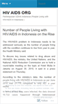 Mobile Screenshot of hivaidsorg.wordpress.com