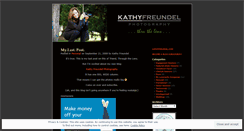 Desktop Screenshot of kathyfreundel.wordpress.com